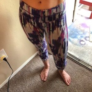 Athleta XS multicolor yoga leggings